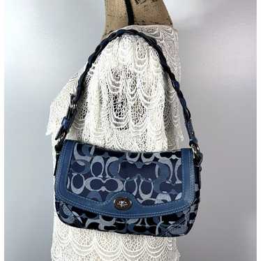 バッグ COACH soho signature Hand bag Blue s-l400.jpg