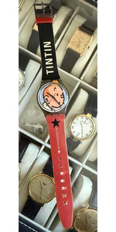 【不動】swatch スウォッチ TINTIN タンタン 時計 不動】swatch スウォッチ TINTIN タンタン 時計