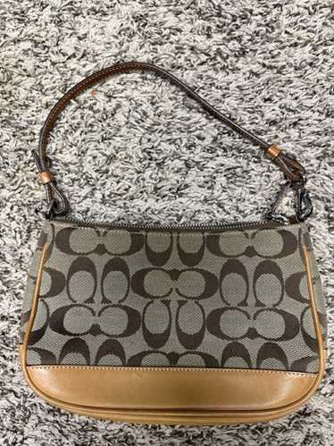 バッグ Coach Brown Signature mini pouch Coach Brown Signature Canvas Mini Demi Pouch | eBay