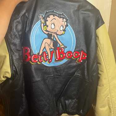 Betty Boop レザーボンバージャケット Betty Boop レザーボンバージャケット Posted @withregram