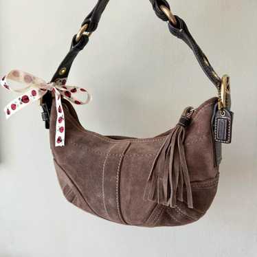 バッグ Vintage Coach Mini Hobo Bag Leather y2k COACH Vintage Y2K Luxury Pebbled Leather Small Hobo Shoulder