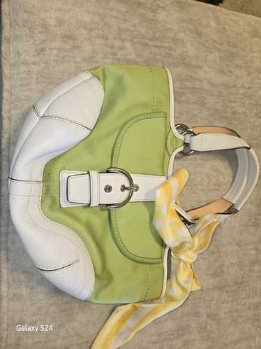 Y2K Japanese coach コーチ　bag ハンドバッグ　green Y2K Japanese coach コーチ bag ハンドバッグ green
