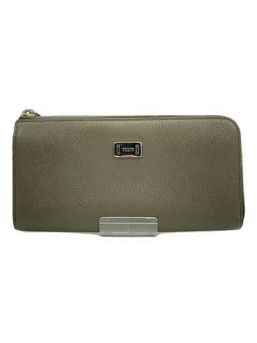 Tod's★素敵！Pebbled Gray Leather Ziparound Wallet Tod's☆素敵！Pebbled Gray Leather Ziparound Wallet