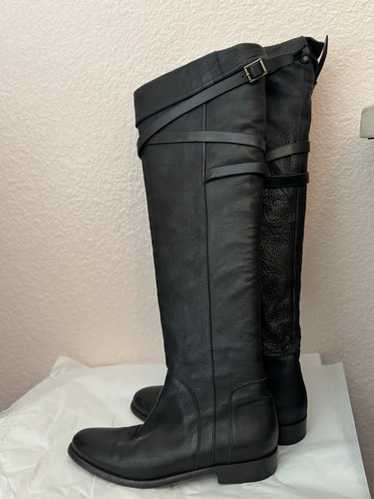 美品 BURBERRY JOCKEY BOOTS 42 27cm Leather boots Burberry Black size 42 EU in Leather - 46352713