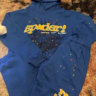 Blue spider hoodie - Gem