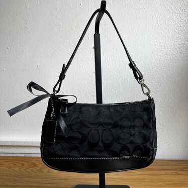【✨美品✨】COACH ブラック ロゴハンドバッグ6094 楽天市場】コーチ COACH ハンドバッグ シグネチャー 6094 ワン