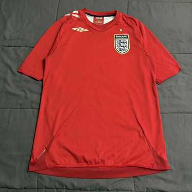 Umbro イングランド代表 赤シャツ　ヴィンテージ 古着 アンブロ UMBRO イングランド代表 サッカーユニフォーム