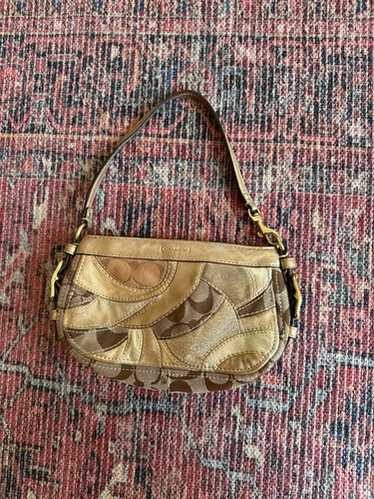 バッグ Vintage Coach Flower Patch Work Mini Bag Vintage coach mini patchwork - Gem