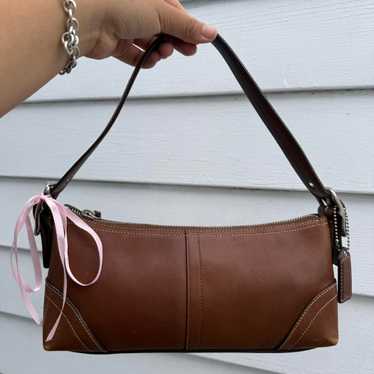 Vintage coach baguette brown - Gem
