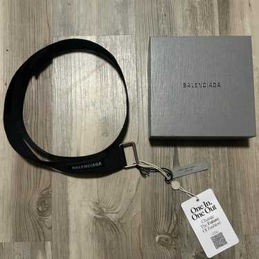 Balenciaga BBロゴ ブラックベルト 70CM Balenciaga Croc Embossed BB Logo Belt 'Black' Full Review