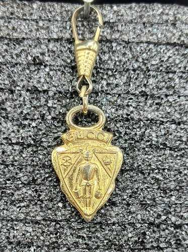 Gucci gold toned zipper - Gem