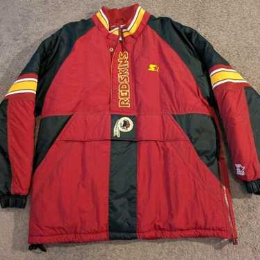 スターター NFL REDSKINS ジャケット 80's Washington Redskins Starter NFL Satin Jacket Size XL