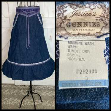 Gunne sax vintage denim skirt - Gem