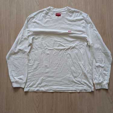 山下　Supreme Box Logo L/S Tee Supreme Box Logo L/S Tee White Men's - FW20 - US