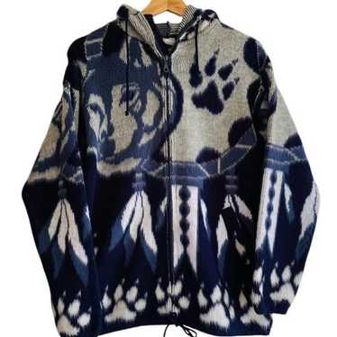 ARTESANIAS TUNTAQUIMBA エクアドルニット ウールパーカー 楽天市場】古着 ARTESANIAS TUNTAQUIMBA 総柄 ネイティブ柄