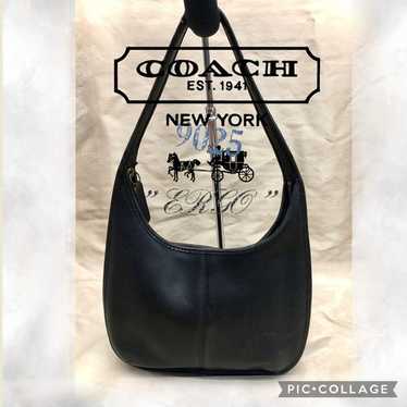 バッグ Vintage COACH 9025 OLD COACH Ergo Bag Old Coach 9025 Shoulder Bag Black Vintage Ergo Extremely
