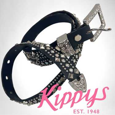 GOD kippys　キッピーズ　レディース　レザーベルト　スワロフスキー KIPPYS Swarovski Crystal Silver Leather Cowgirl Western