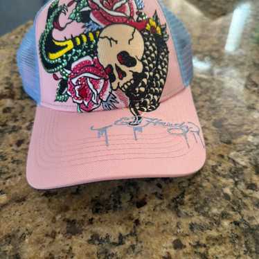 Pink ed hardy hat - Gem