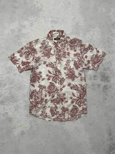 トップス Tornado mart flower pattern shirt emo Tornado Mart Tribal Floral V-Neck T-Shirt – Paroxa Studios
