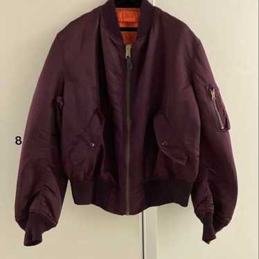 希少 TALL MA-1 ALPHA 90s USA製 LARGE Rare Alpha Industries MA-1 Flight Bomber Jacket Size Reg
