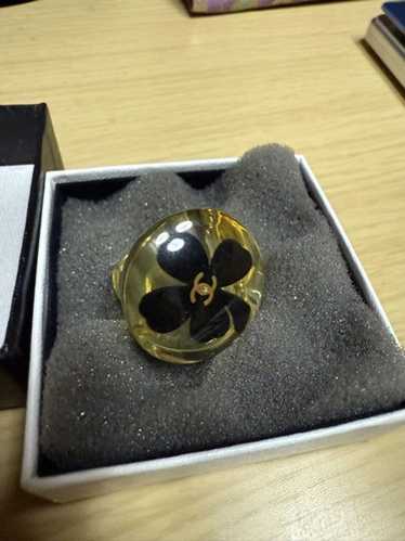 Chanel clear clover ring - Gem