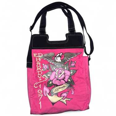 バッグ vintage ed hardy design bag Ed Hardy Backpack, Don - Ed Hardy Designs, Red, Blue, Skull