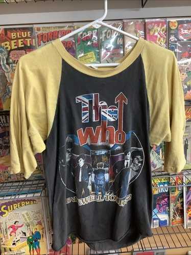 vintage the who 1982 tour t shirt - Gem