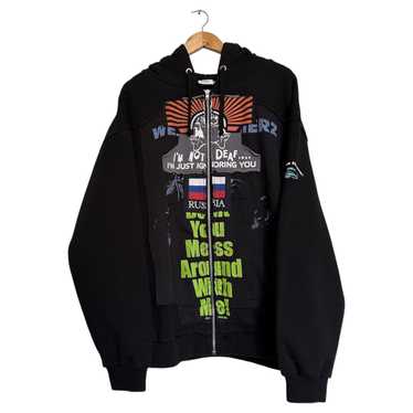 Vetements patchwork hoodie - Gem