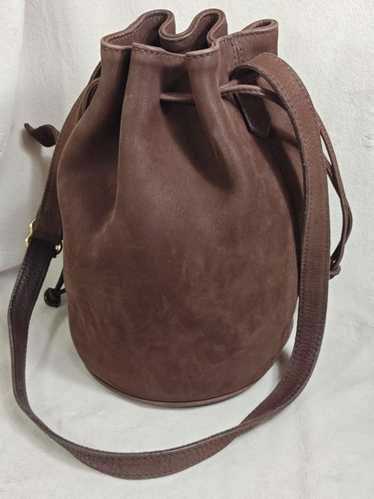 バッグ Vintage COACH Drawstring Nubuck Backpack COACH Vintage Drawstring Backpack, in Glove-tanned British