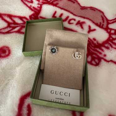 GUCCI GG マーモント シルバー ピアス 片耳 J247027 楽天市場】シルバー925 サイコロピアス 特大ストーン CZ