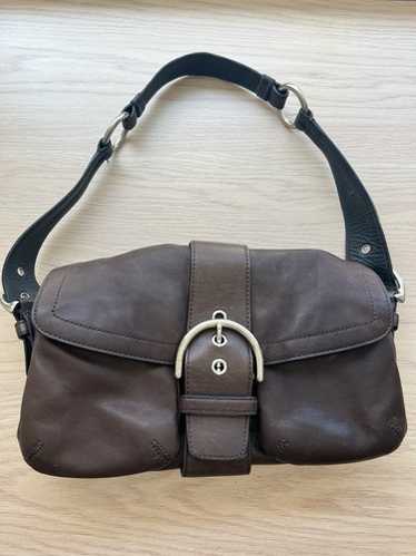 美品　コーチ ショルダーバッグ レザー ブラウン ソーホー 3653 美品✨COACH ショルダーバッグ ワンショルダー ソーホー レザー