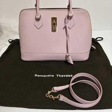 まーちゃんSamantha Thavasa Deluxe Samantha Thavasa Deluxe Black Croco Embossed 2Way Tote