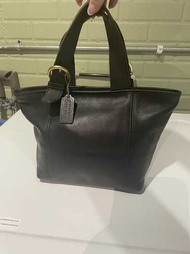バッグ COACH Vintage Navy Leather Handbag 4133 s-l400.jpg