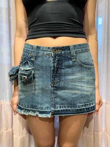 Dolce & Gabbana mini denim skirt - Gem