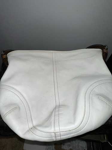 未使用保管品 vintage coach old White 白 2way 未使用保管品 vintage coach old White 白 2way