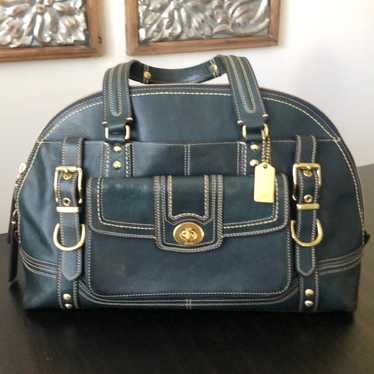 Navy blue coach handbag - Gem