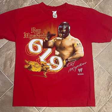 2008 WWE/ ミステリオ 総柄 レスリング Tシャツ WWE レイ・ミステリオ Tシャツ XL - メルカリ
