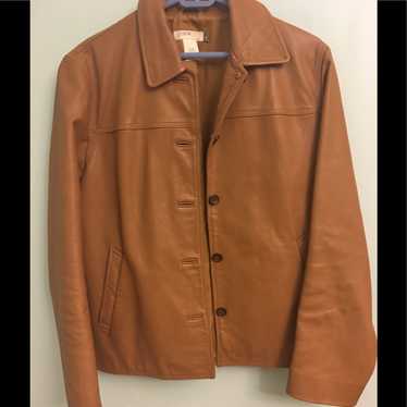 J. crew leather jacket - Gem