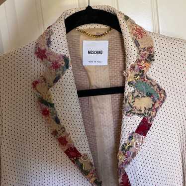 イタリア製MOSCHINO CHEAPANDCHIC 花柄テーラードジャケット OPULENCE VINTAGE