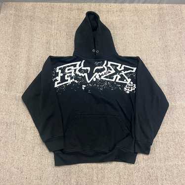 FOX MONSTER Y2K 前面プリント コラボプルオーバーパーカー 黒 L Y2k monster energy fox - Gem