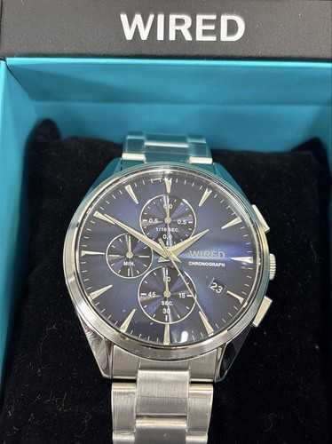 美品✨Wired VD57-KND0 クロノグラフ✨稼働品✨ 楽天市場】SEIKO【セイコー】 VD57-KND0 WIRED ワイアード
