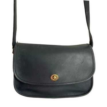 バッグ Vintage Coach City Bag Dark Navy Leather Vintage coach city navy - Gem