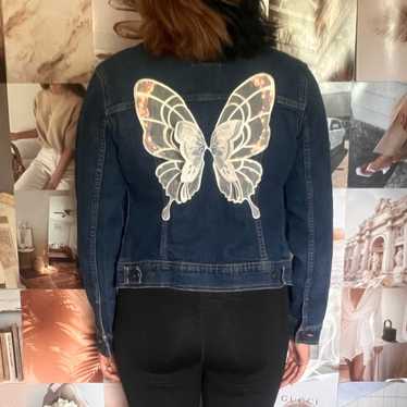 Stugazi butterfly denim jacket デニムジャケット 2025年最新】STUGAZI Gジャン・デニムジャケットの人気アイテム