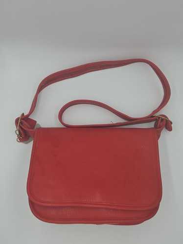 バッグ Coach Legacy 19925 Amanda Flap Coral Red Coach Legacy 19925 Amanda Flap Coral Red Leather Limited