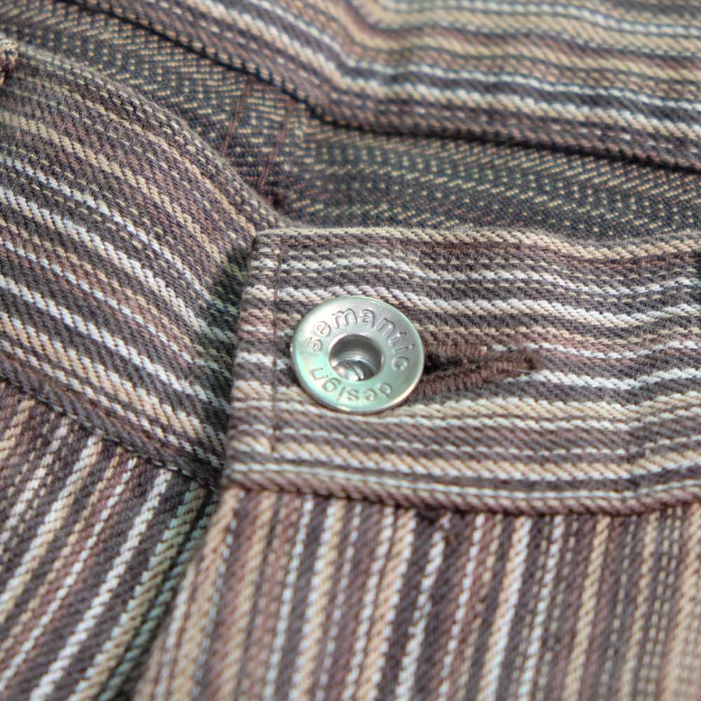 semanticdesign Semantic Design striped flared jea… - image 6