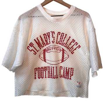 80s Champion Football Mesh T-shirt 92番 Vintage 80s Mesh Football Jersey Dallas Cowboys NFL 1980 Men