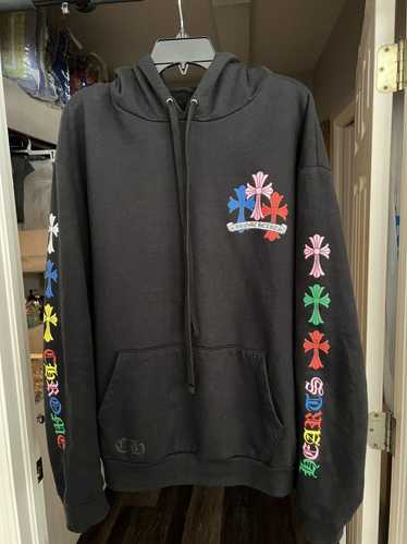 CHROME HEARTS Multicolor Script クロス Cross フーディー CHROME HEARTS Multicolor Script クロス Cross フーディー