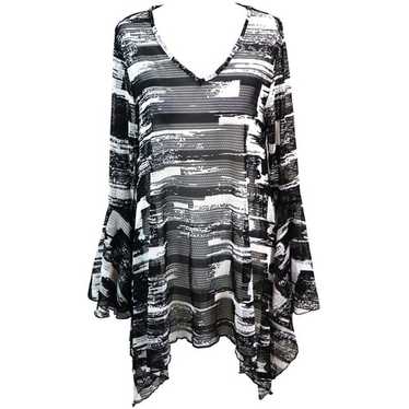Vintage Y2K Dor Dor Couture Black White Swimsuit C