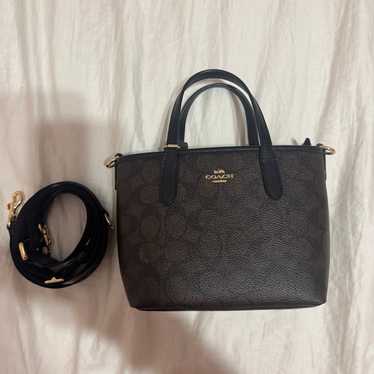 Coach Mini City Bag Black レザー 7105 Coach mini city tote - Gem