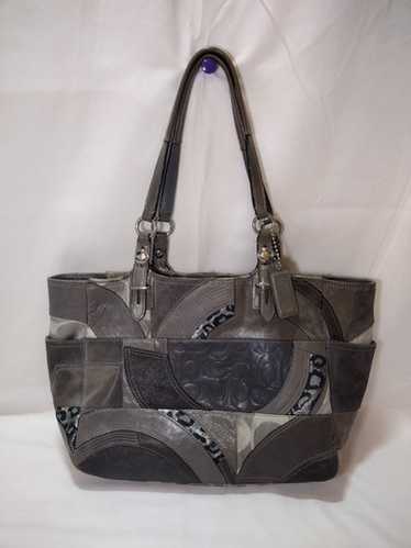 バッグ coach patchwork shoulder bag signature COACH PATCHWORK NEW! CARLY SIGNATURE SHOULDER HANDBAG -RARE